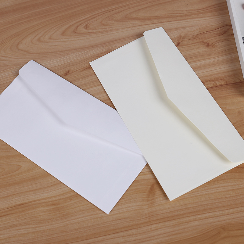 Wax Seal Letter Kit - 10 stuks klassieke papieren enveloppen wit