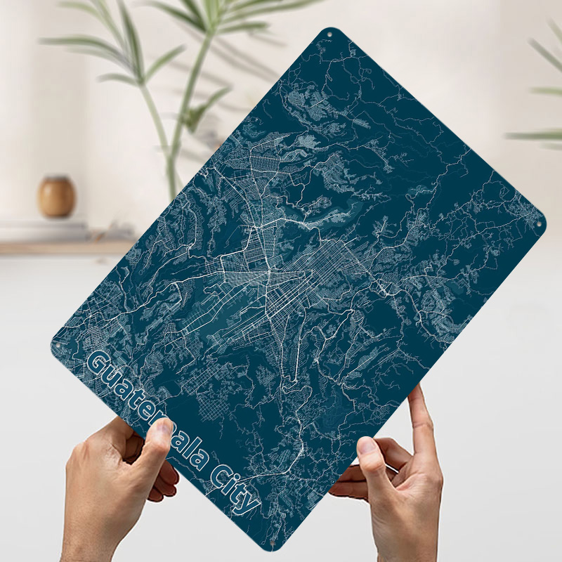 Guatemala City kaart blikken p - Custom Map Poster recensie en prijs