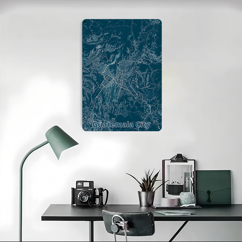 Guatemala City kaart blikken p - Custom Map Poster recensie en prijs
