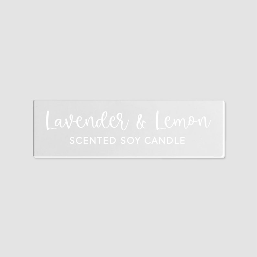 50 stuks 45x15mm gepersonalise - Personalised Candle Label recensie en prijs