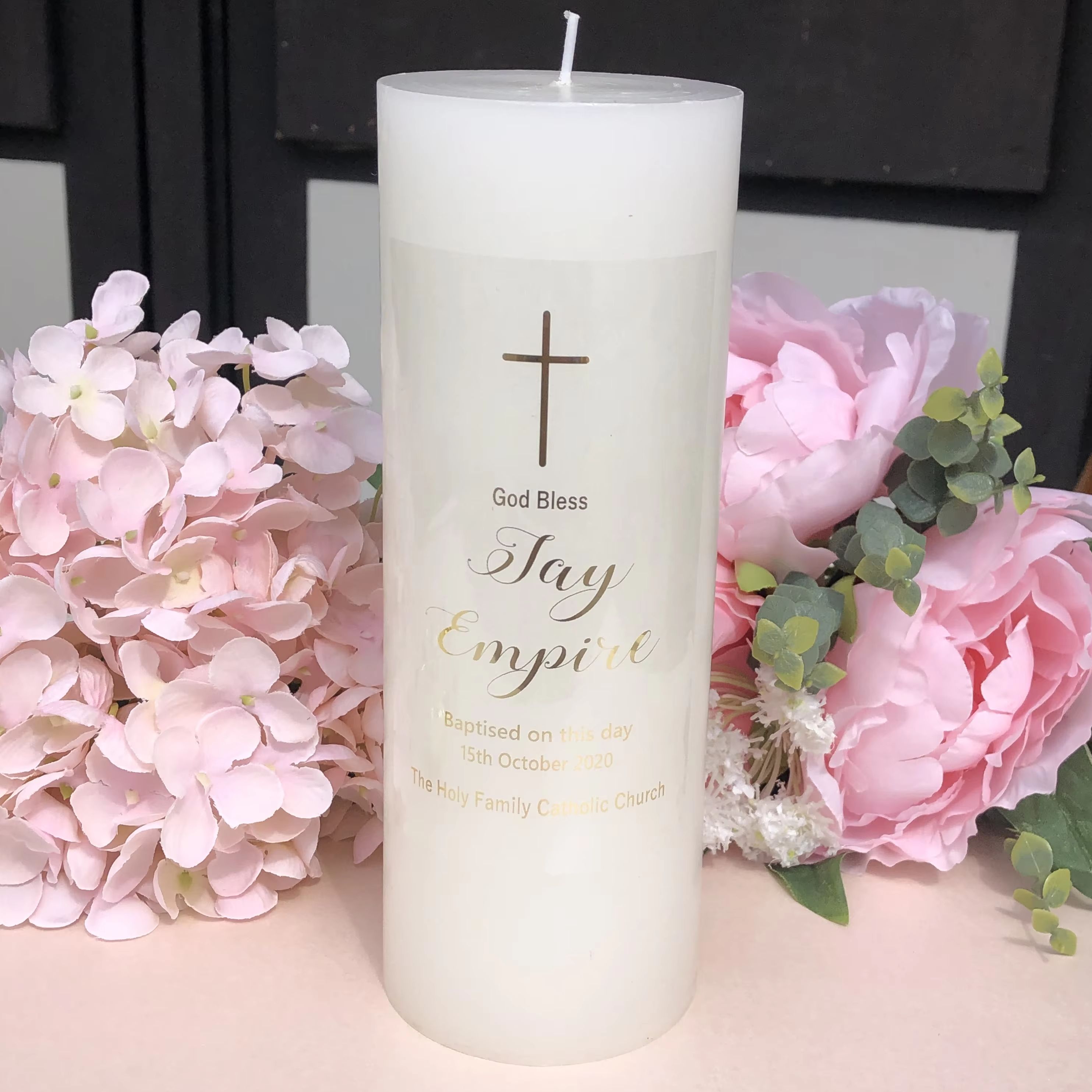 1 Gepersonaliseerde Eerste Com - Personalised Candle Label recensie en prijs