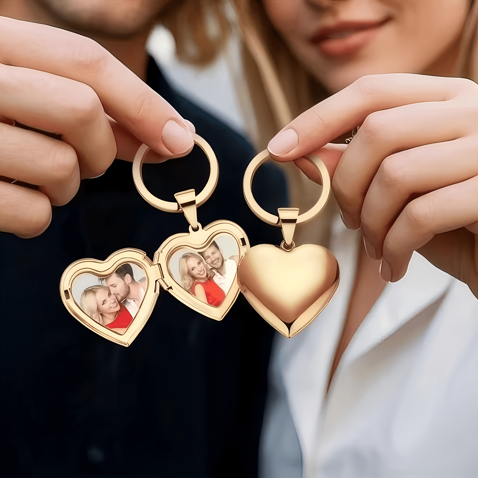 Gepersonaliseerde 1/2 Foto Har - Initial Ring Custom recensie en prijs