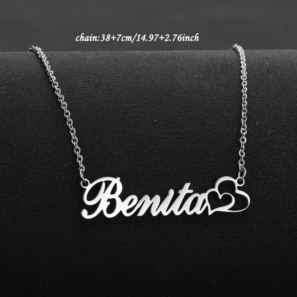 Gepersonaliseerde dubbele hart - Name Necklace Custom recensie en prijs